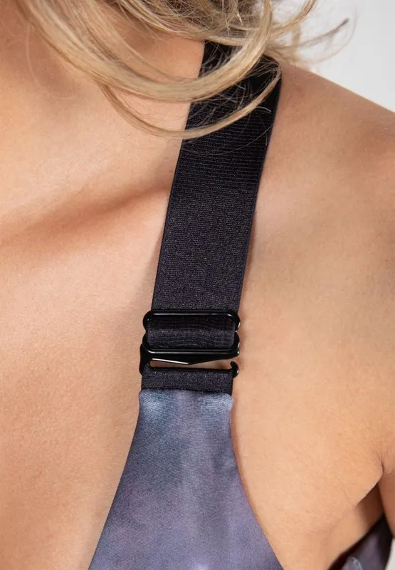 COLBY SPORTS BRA  GRAY/PINK  XS