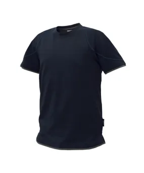 DASSY® Kinetic T-shirt Nachtblauw/Antracietgrijs maat M