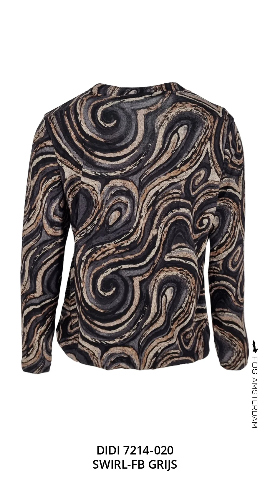 FOS FASHION TOP 7214 DIDI  020 GRIJS