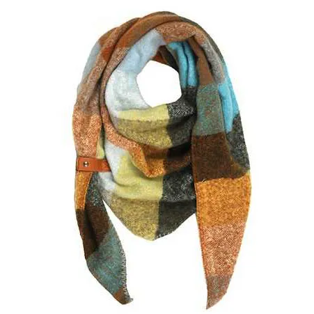 I'm Dutch Triangel Sjaal Stockholm Blauw