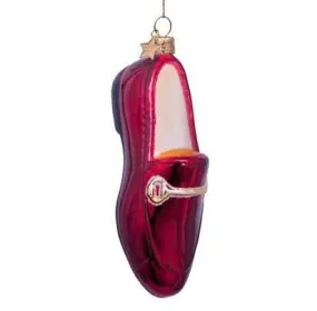 Kerstbal Loafer Bordeaux