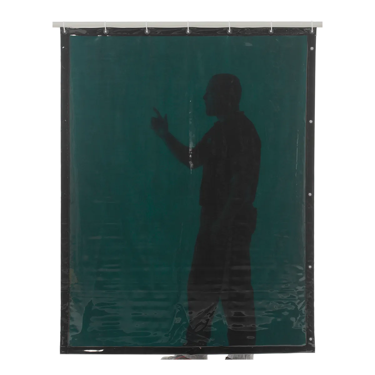 Lasgordijn h 160 x b 140cm groen6
