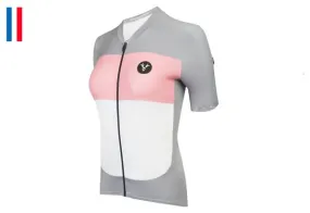 LeBram Eze Womens Short Sleeve Jersey Grijs Roze