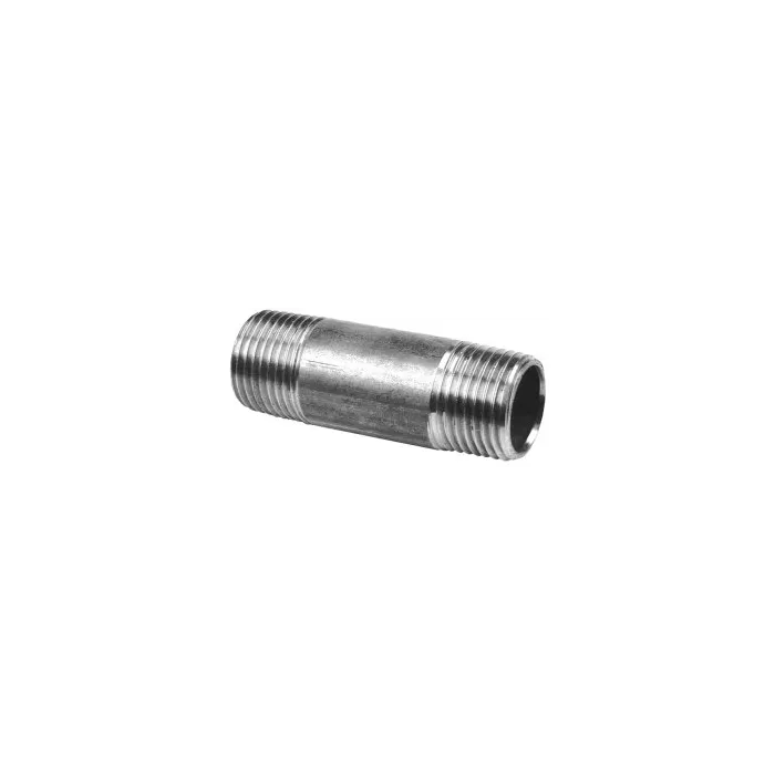  PIJPNIPPEL RVS NR.232"X200MM