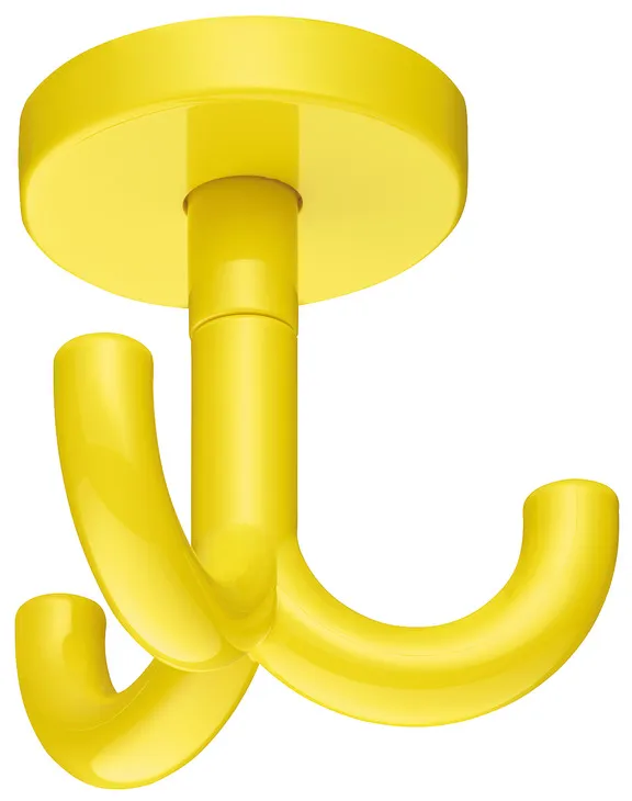 Plafondhaak, van polyamide, met 3 haken, plafondmontage
