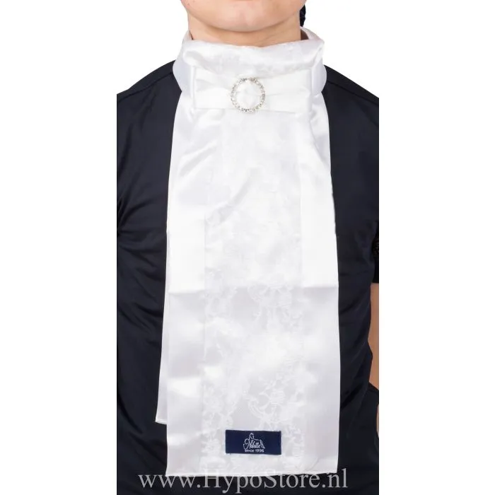 Plastron Lace GP wit met gesp