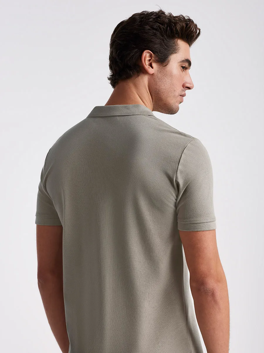 Poloshirt Madrid, Taupe