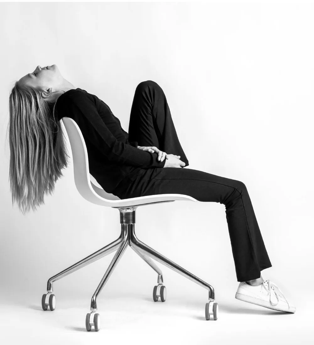 THE NEW BROEK  YOGA  ZWART