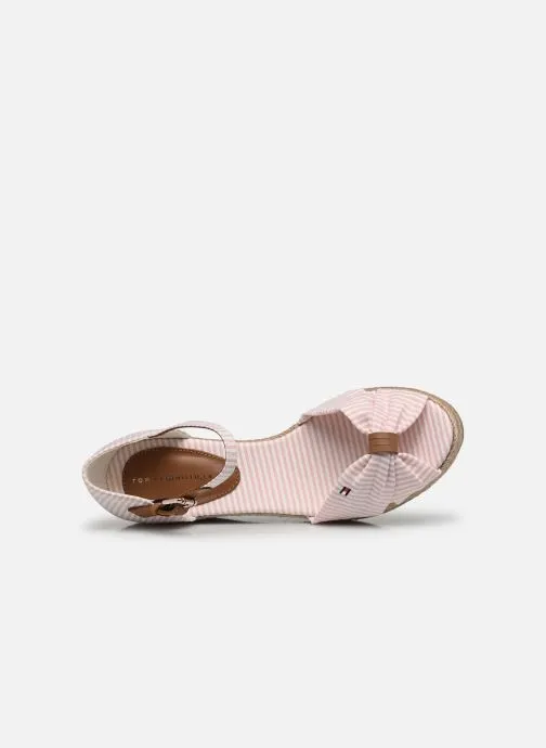      TOMMY HILFIGER HIGH WEDGE  SEERSUCKER  ROZE   