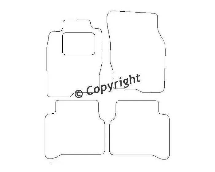 VELOURS MATTENSET MITSUBISHI GALANT 1997