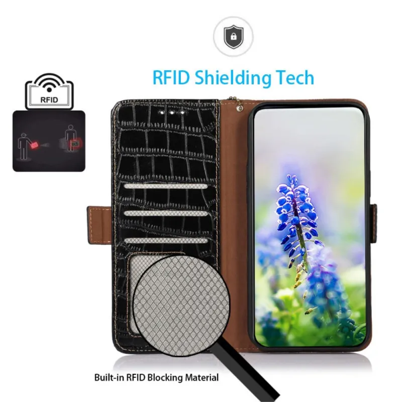 Xiaomi 13 Pro stijl krokodil RFID hoesje